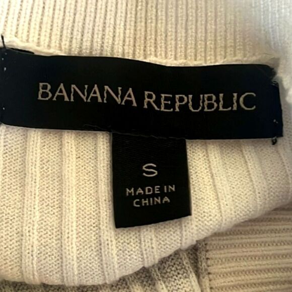 NWOT BANANA REPUBLIC Ribbed Sleeveless Knit Dress Small - Picture 4 of 6